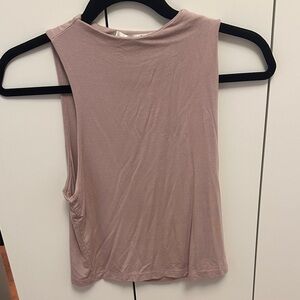 Sleeveless Mauve Top